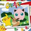 RAVENSBURGER – creart serie d: pokémon classics, kit per dipingere con i numeri, gioco creativo per bambini 7+ anni> Kit Artistici E Pittura