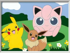 RAVENSBURGER – creart serie d: pokémon classics, kit per dipingere con i numeri, gioco creativo per bambini 7+ anni><noscript><img width=