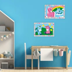 RAVENSBURGER  – creart serie junior, mostriciattoli, kit dipingere con i numeri, gioco creativo per maschi e femmine dai 5+ anni di età> Kit Artistici E Pittura