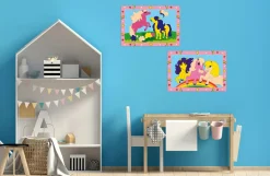 RAVENSBURGER  – creart serie junior, pony, kit dipingere con i numeri, contiene 2 tavole prestampate, pennello, colori, gioco creativo per maschi e femmine dai 5+ anni di età><noscript><img width=
