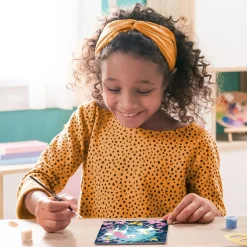 RAVENSBURGER – creart serie d unicorni glitter – kit pittura con numeri – contiene una tavola prestampata, pennello, colori – 11+ anni><noscript><img width=