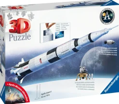 RAVENSBURGER – 3d puzzle apollo saturn v rocket, razzo spaziale, 440 pezzi, 8+ anni> Puzzle Per Adulti|Puzzle 3D