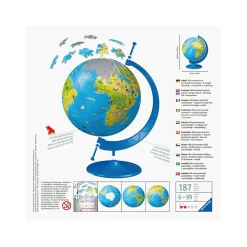 RAVENSBURGER – 3d puzzle globo, 180 pezzi, 6+ anni><noscript><img width=