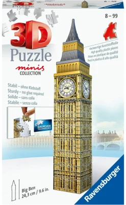 RAVENSBURGER – 3d puzzle mini big ben, 54 pezzi, 8 anni> Puzzle Per Adulti|Puzzle 3D