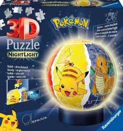 RAVENSBURGER 3D PUZZLE Ravensburger – 3d puzzle nightlamp pokemon, night lamp, 72 pezzi, 6+ anni> Puzzle Per Adulti|Puzzle 3D