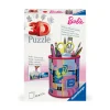 Barbie Ravensburger – 3d puzzle portapenne , 54 pezzi, include accessori, 6+ anni> Puzzle Per Adulti|Puzzle 3D
