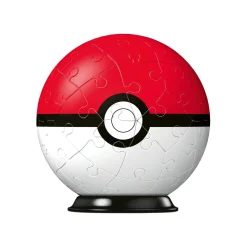 POKEMON Ravensburger – 3d puzzle pokémon pokéball classica rossa, 54 pezzi, 6+ anni> Puzzle Per Adulti|Puzzle 3D