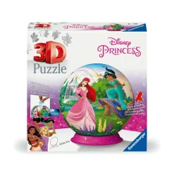 DISNEY PRINCESS Ravensburger – 3d puzzle puzzle ball , 72 pezzi, 6+ anni> Puzzle Per Adulti|Puzzle 3D