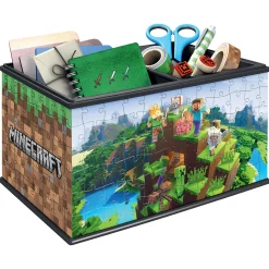 MINECRAFT Ravensburger – 3d puzzle storage box , 216 pezzi, 8+ anni> Puzzle Per Adulti|Puzzle 3D
