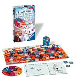 DISNEY PRINCESS Ravensburger – frozen 2 travel, gioco da tavolo tascabile, 2-4 giocatori, 5+ anni> Giochi Tascabili E Da Viaggio