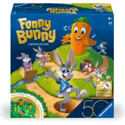 RAVENSBURGER – funny bunny 50°, gioco da tavolo, da 2 a 4 giocatori, 4+ anni> Giochi Di Società Per Bambini