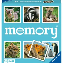 RAVENSBURGER – memory® animal babies, 64 tessere, gioco da tavolo, 3+ anni><noscript><img width=