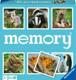 RAVENSBURGER – memory® animal babies, 64 tessere, gioco da tavolo, 3+ anni><noscript><img width=