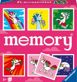 RAVENSBURGER – memory® versione unicorns, 64 tessere, gioco da tavolo, 3+ anni> Giochi Di Carte