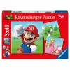 RAVENSBURGER 3 puzzle 49 pezzi – super mario> Puzzle Per Bambini
