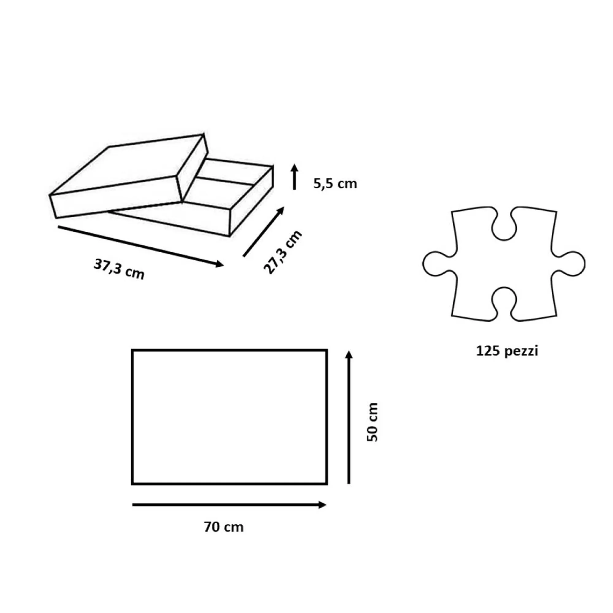 RAVENSBURGER – puzzle 125 pezzi – formato giant – per bambini a partire dai 6 anni – pokemon – 05641> Puzzle Per Bambini