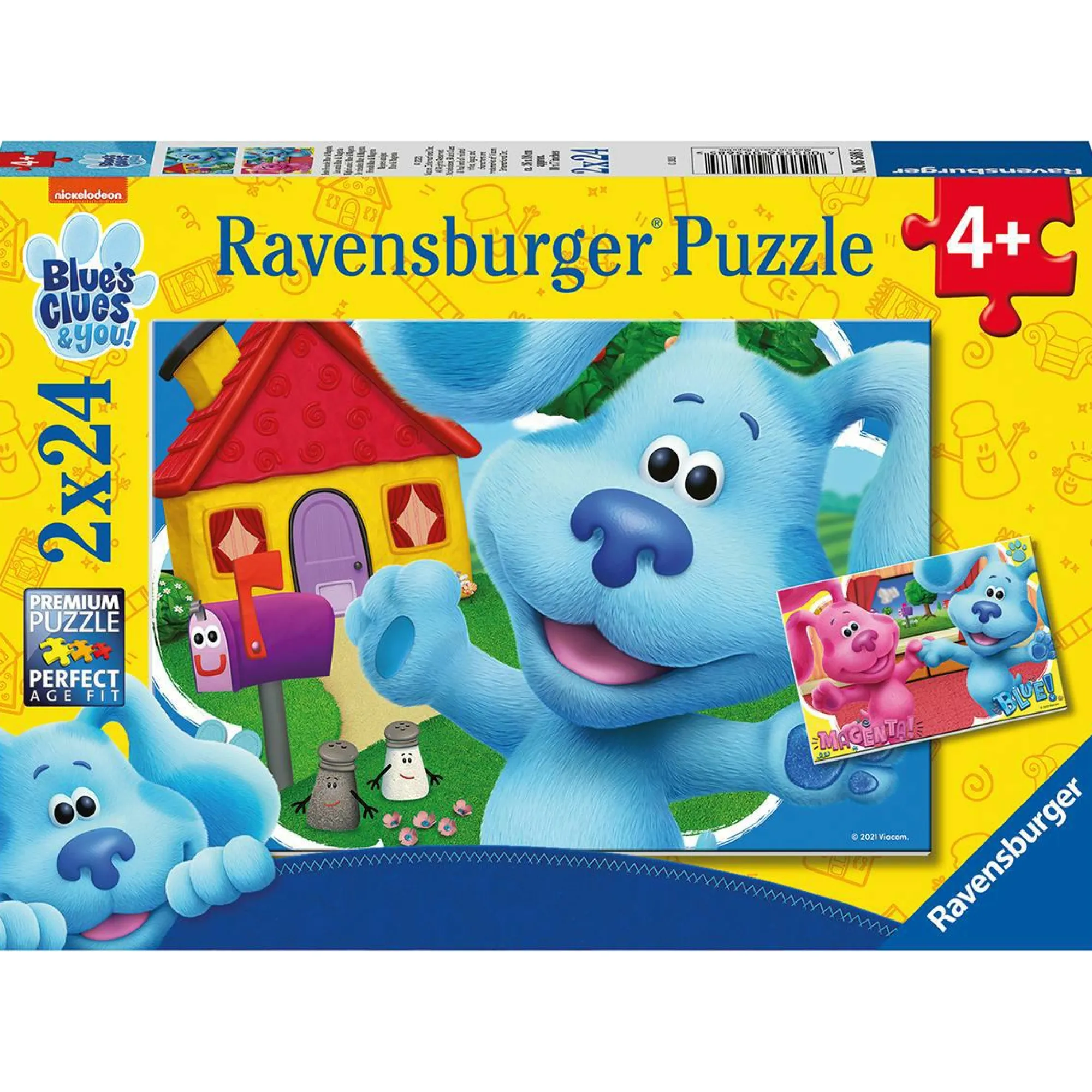 RAVENSBURGER 2 puzzle 24 pezzi per bambini dai 4 anni – blue’s clues> Puzzle Per Bambini