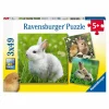 RAVENSBURGER 3 puzzle 49 pezzi – teneri coniglietti> Puzzle Per Bambini