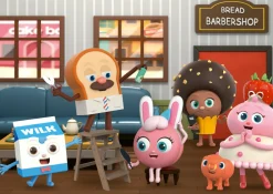 RAVENSBURGER – puzzle barbiere pasticcere, collezione 60 giant pavimento, 60 pezzi, età raccomandata 4+ anni> Puzzle Per Bambini