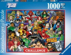 DC COMICS Ravensburger – puzzle challenge, collezione challenge, 1000 pezzi, puzzle adulti> Puzzle Per Adulti|Puzzle 1000 Pezzi