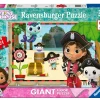 RAVENSBURGER – puzzle gabby’s dollhouse b 24 giant, 24 pezzi, età raccomandata 3+ anni> Puzzle Per Bambini