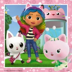RAVENSBURGER – puzzle gabby’s dollhouse, collezione 3×49, 3 puzzle da 49 pezzi, età raccomandata 5+ anni><noscript><img width=