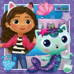 RAVENSBURGER – puzzle gabby’s dollhouse, collezione 3×49, 3 puzzle da 49 pezzi, età raccomandata 5+ anni><noscript><img width=