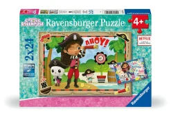 RAVENSBURGER – puzzle gabby’s dollhouse, collezione 2×24, 2 puzzle da 24 pezzi, età raccomandata 4+ anni> Puzzle Per Bambini