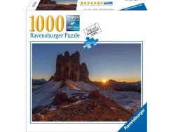 RAVENSBURGER – puzzle le tre cime di lavaredo, collezione meraviglie italiane, 1000 pezzi, puzzle adulti> Puzzle Per Adulti|Puzzle 1000 Pezzi