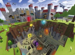 RAVENSBURGER – puzzle minecraft, 300 pezzi xxl, età raccomandata 9+ anni> Puzzle Per Bambini