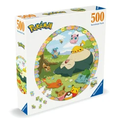 RAVENSBURGER – puzzle rotondo pokémon, round puzzle 500 pezzi, puzzle adulti> Puzzle Per Adulti|Puzzle 500 Pezzi