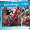 RAVENSBURGER – puzzle spiderman, collezione 3x49, 3 puzzle da 49 pezzi, età raccomandata 5+ anni> Puzzle Per Bambini