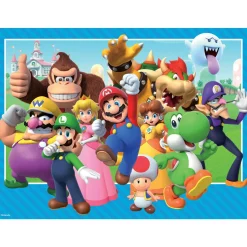 RAVENSBURGER – puzzle super mario – 100 pezzi xxl – età raccomandata 6+ anni> Puzzle Per Bambini