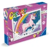 RAVENSBURGER creart – unicorno rosa neon – kit di pittura per bambini 7+ anni> Kit Artistici E Pittura