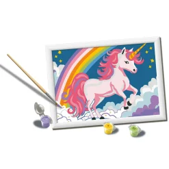 RAVENSBURGER creart – unicorno rosa neon – kit di pittura per bambini 7+ anni><noscript><img width=