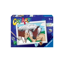 RAVENSBURGER creart per bambini, kit per dipingere con i numeri, 7+, serie e, amore materno> Kit Artistici E Pittura