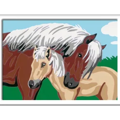 RAVENSBURGER creart per bambini, kit per dipingere con i numeri, 7+, serie e, amore materno> Kit Artistici E Pittura