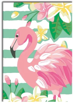 RAVENSBURGER creart per bambini, kit per dipingere con i numeri, 7+, serie e, fenicottero> Kit Artistici E Pittura