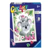 RAVENSBURGER creart per bambini, kit per dipingere con i numeri, 9+, serie d, sweet koala> Kit Artistici E Pittura