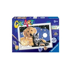 RAVENSBURGER creart per bambini, kit per dipingere con i numeri, 9+, serie e, cielo stellato> Kit Artistici E Pittura