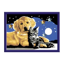 RAVENSBURGER creart per bambini, kit per dipingere con i numeri, 9+, serie e, cielo stellato> Kit Artistici E Pittura