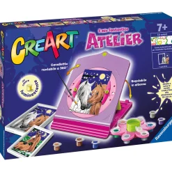 RAVENSBURGER creart per bambini, kit per dipingere con i numeri, 7+, atelier cavalli> Kit Artistici E Pittura