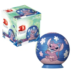 Disney Stitch Ravensburger 3d puzzle disney angel (stitch) – 54 pezzi – puzzle unico per 6+> Puzzle 3D
