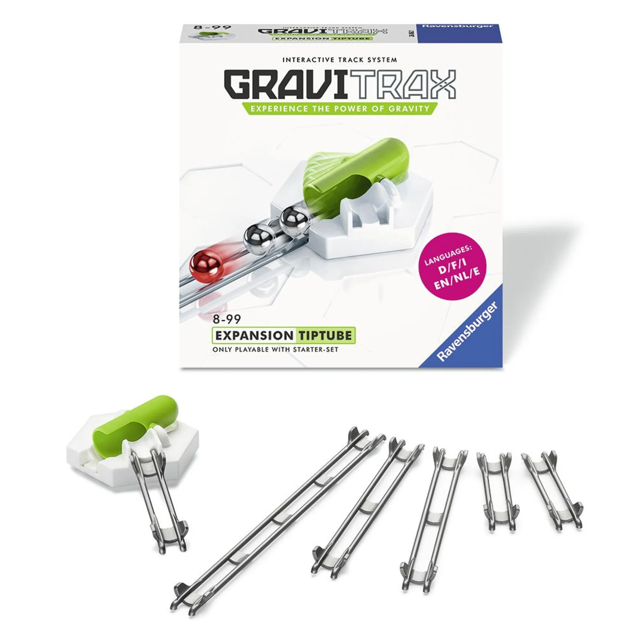 GRAVITRAX Ravensburger tiptube, gioco innovativo ed educativo stem, 8+, accessorio> Giochi Di Strategia