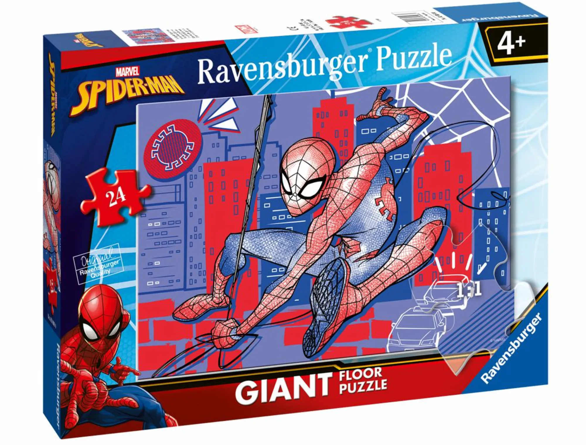 RAVENSBURGER puzzle 24 pezzi giant – spiderman> Puzzle Per Bambini