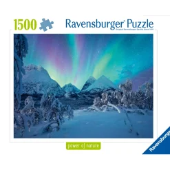 RAVENSBURGER puzzle spettacolo dell’artico – 1500 pezzi – magia del polo 80x60cm> Puzzle 1000 Pezzi