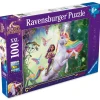 RAVENSBURGER puzzle unicorn academy – 100 pezzi xxl – puzzle magico per 6+ anni> Puzzle Per Bambini
