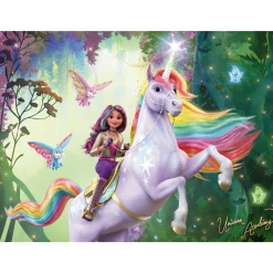 RAVENSBURGER puzzle unicorn academy – 100 pezzi xxl – puzzle magico per 6+ anni><noscript><img width=
