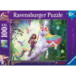 RAVENSBURGER puzzle unicorn academy – 100 pezzi xxl – puzzle magico per 6+ anni><noscript><img width=