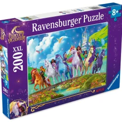 RAVENSBURGER puzzle unicorn academy – 200 pezzi xxl – fantasy magico 8+ anni> Puzzle Per Bambini